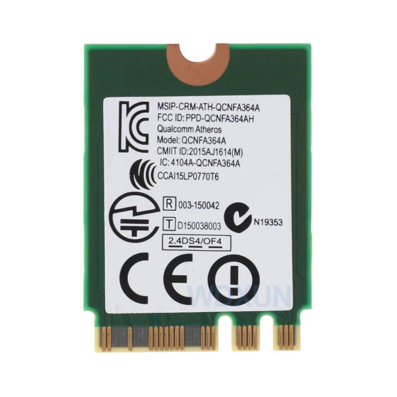 Zabójca 1535 QCNFA364A 802.11ac NGFF Cartão bezprzewodowy dostęp do internetu 867 mb/s Para MSI GT72 GT80 GS60 GE62 GE72 PE60 PE70 / Dell Alienware 13 R2 1