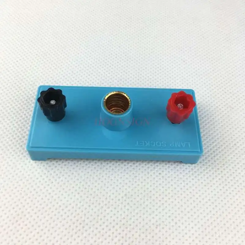 Small screw socket for physical and electrical experiments