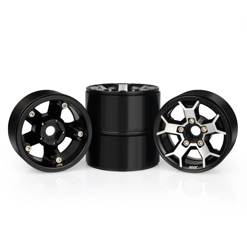 KYX model car CNC metal 1.9 wheel Capra TRX-4 scx10 ii wheel shell     Price Quantity: 1 pair