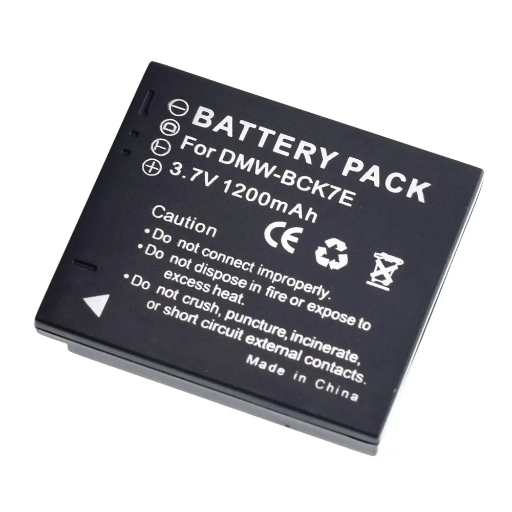 2Pcs DMW-BCK7 DMW-BCK7E Battery for Panasonic Lumix DMC-FH2 DMC-FH4 DMC-FH5 DMC-FH24 FH25