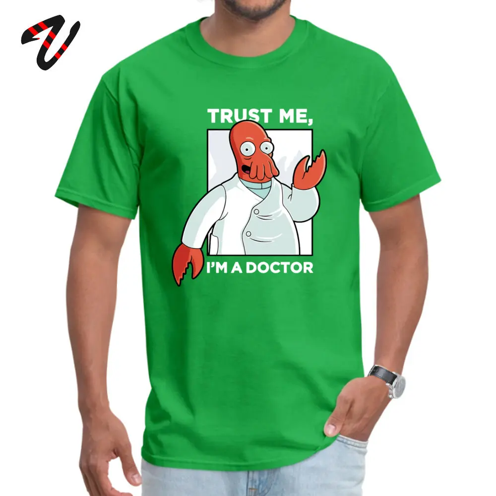 Funny Men\'s T-shirts Doctor Zoidberg Unique T Shirt Special 100% Cotton Fabric Tshirt Trust Me I\'m A Doctor Cthulhu Tees