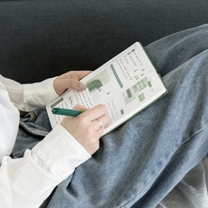 Kinbor Wekelijkse Notebook Natuurlijke Offertes Week Plan Set Week Set Washi Tape Geschenkdoos Ins Wind Hand Notebook Morandi Notebook