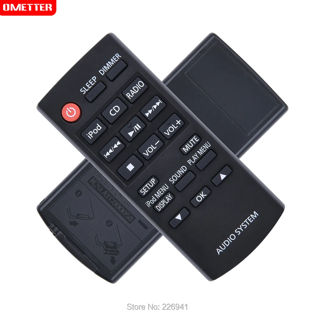 New N2QAYC000058 for Panasonic Audio System Remote control For SC-HC27 SC-HC38 SC-HC58