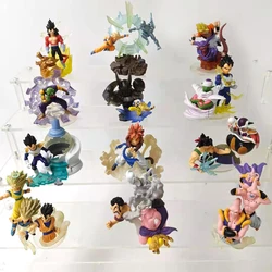 Bandai Genuine MH Dragon Ball LOGBOX Baby Goku Frieza Jiren Master Roshi Scene Figure Model Old Product Some Minor Flaws