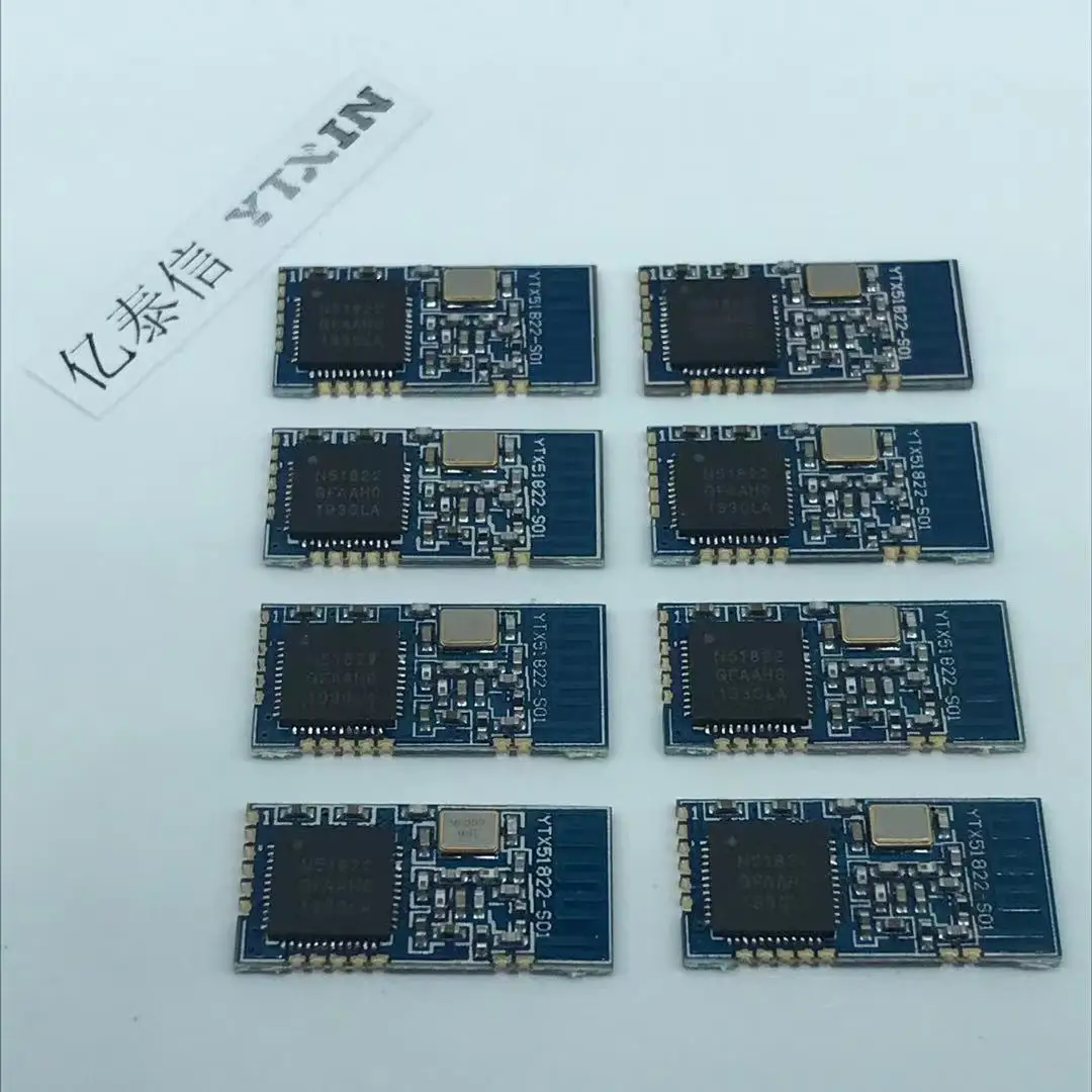 UART โมดูล4.0 NRF51822BluetoothYTX51822-01 3.3V, อินเทอร์เฟซหลัก UART ใช้พลังงานต่ำสำหรับของตกแต่งงานปาร์ตี้ลำโพงหูฟัง