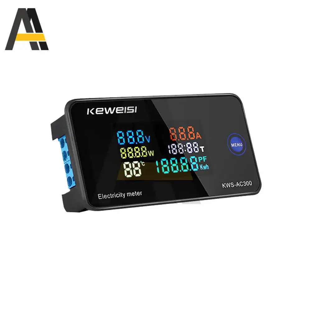 KWS-AC300 LED Digital Voltmeter Voltage AC50-300V 20A Power Energy Meter AC Wattmeter Ampermeter Power Detector