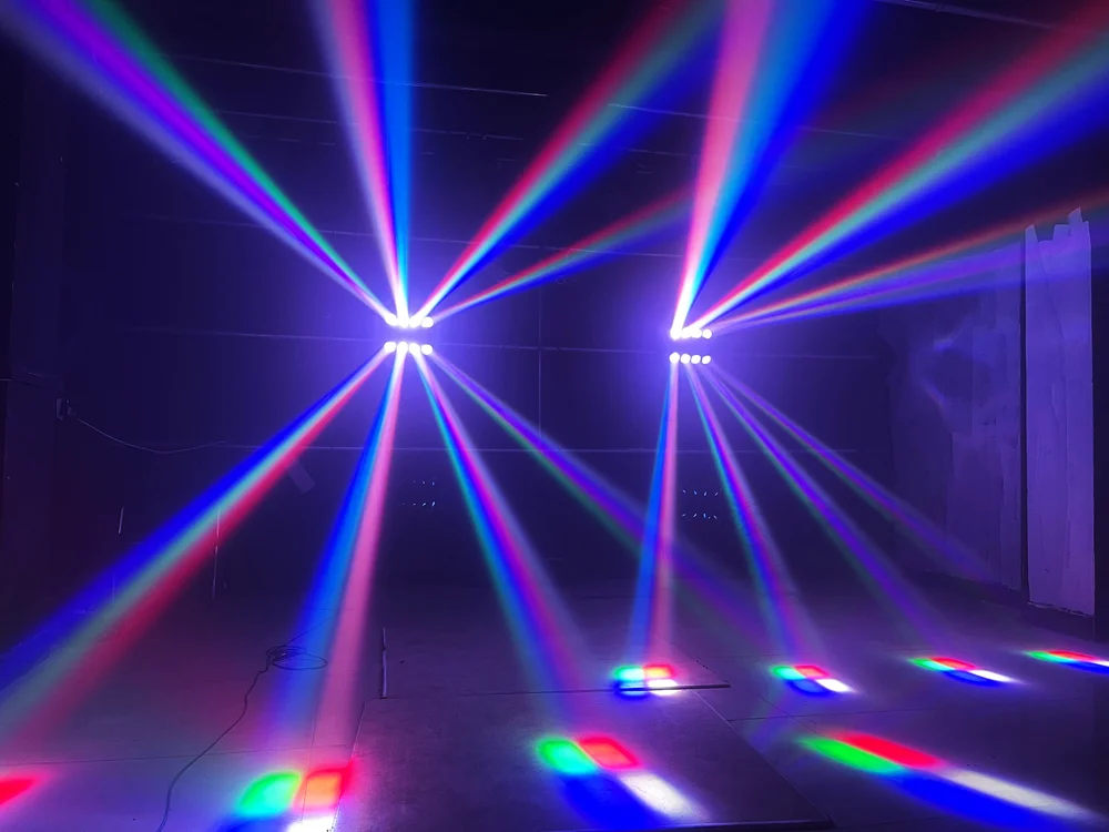 LED Moving Head  Spider Light 8x15W 4in1 RGBW Party Light DJ Lighting Beam DMX Lights Stage  effects