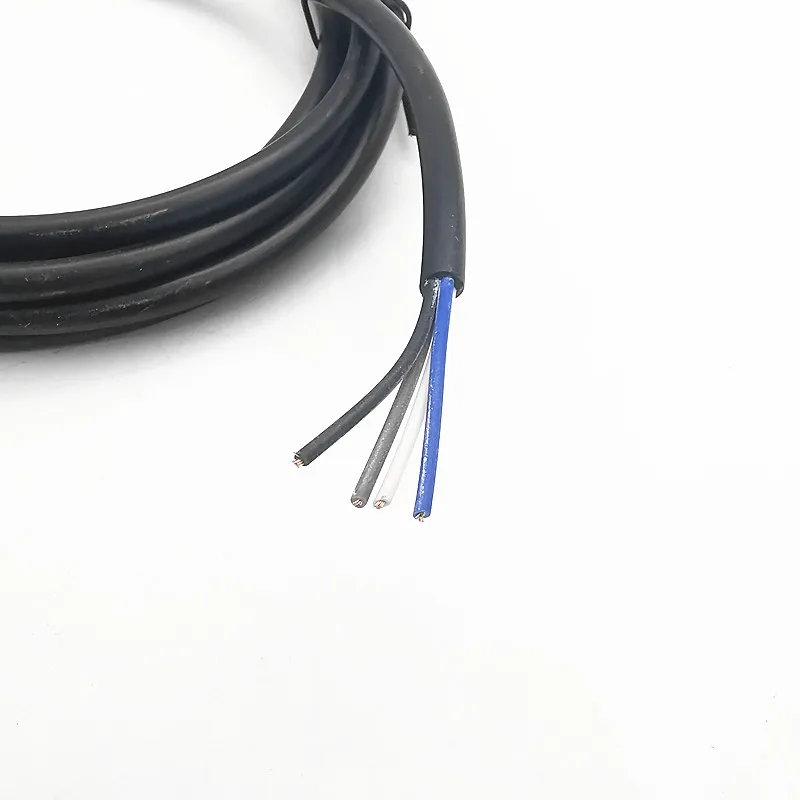 M8 Sensor Connector 5m PVC Cable Waterproof Plug Male&Female 3&4 Pin Straight&Angle for Aviation Industry Eletrical Adapter