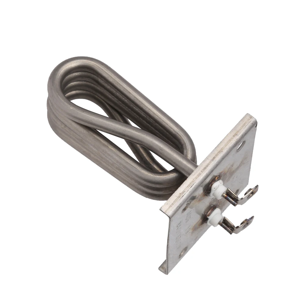 3300W 240V Electric Heating Element for Electric Barrels SUS304 , Squre Cap Size 65x60mm Steam Can Tubular Element