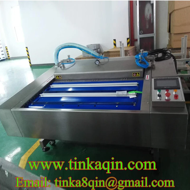 HVB-1020F هواليان المستمر فراغ آلة الختم سريع فراغ آلة التلقائي فراغ آلة الختم الغذاء اللحوم الفول فيغباب