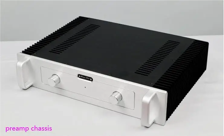 

Full aluminum DIY 4309E power amplifier chassis class A enclosure HIFI preamp box dac case