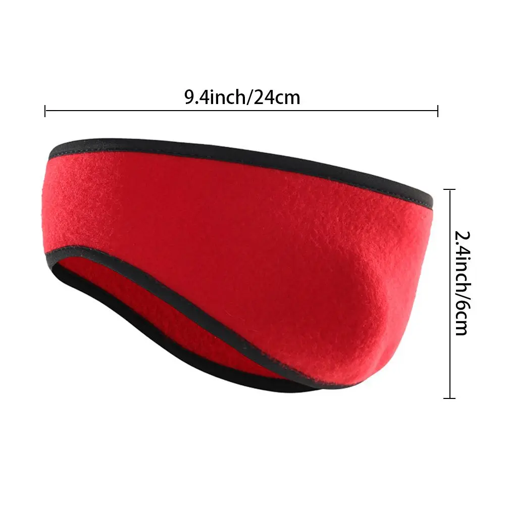 Fleece Ear Muffs para esportes ao ar livre, Headband para correr, Sweatband para o inverno, Ear Warmer, tampa do cabelo, 1PC