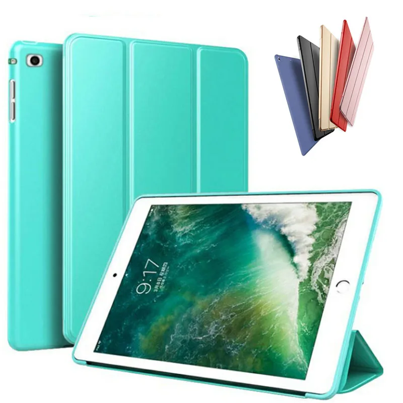 SUREHIN Soft cover for apple ipad 2018 2017 9.7 10.2 Pro 10.5 11 2020 case green blue gold silicone cover for iPad 2018 9.7 case