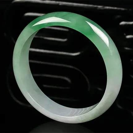 

Zheru ювелирное изделие из натуральной ямайской жадеита 54-64 мм светильник зеленый двухцветный браслет элегантное ювелирное изделие принцессы лучший подарок