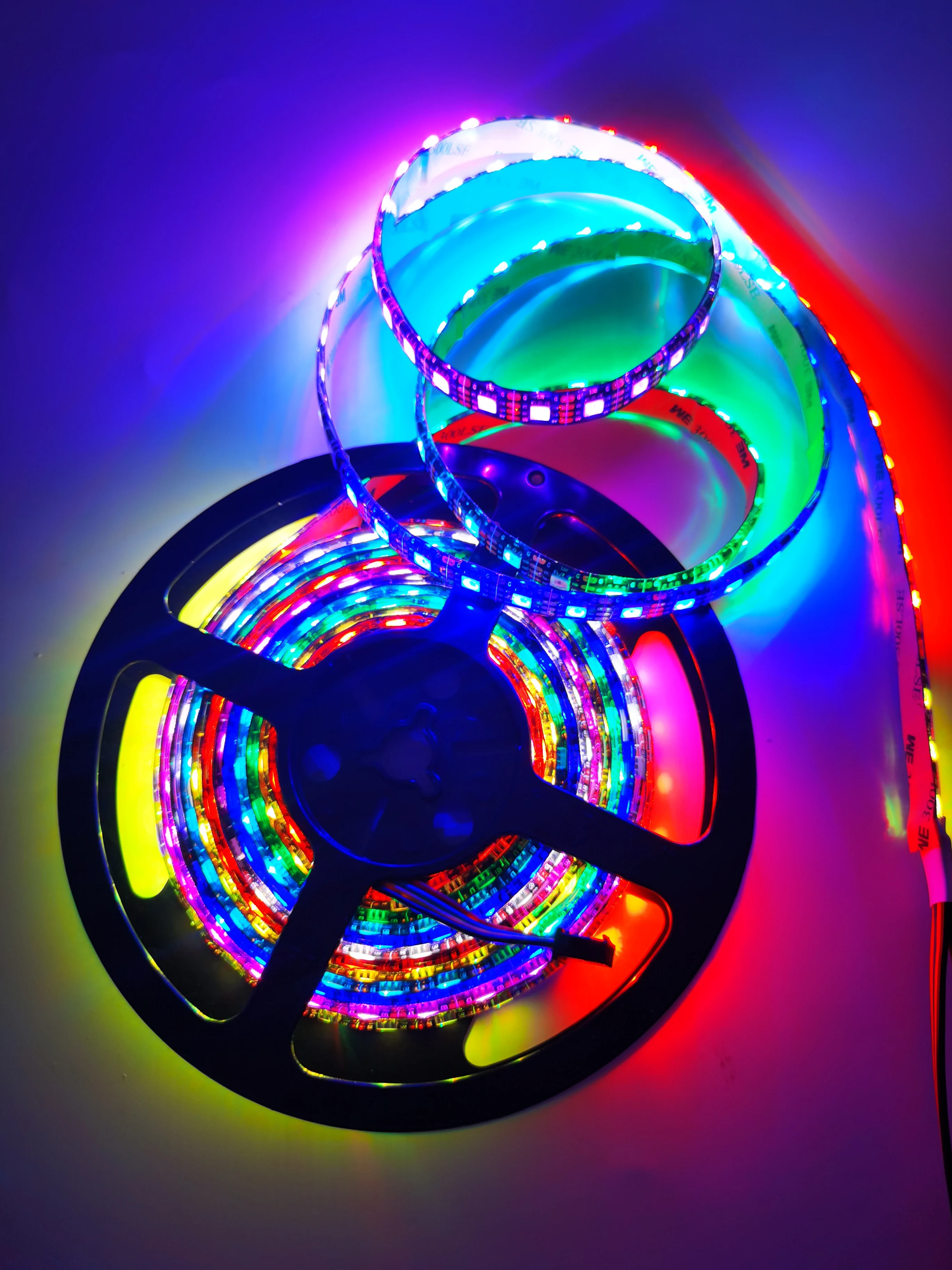 SK9822 Smart LED Pixel Strip 96LEDs/Pixels/m IP30/IP65/IP67 DATA and CLOCK Seperately DC5V