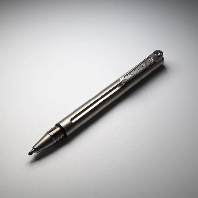 1 Piece Titanium Alloy MINI Short Writing Pen Business Office Signature Pen