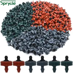 SPRYCLE 20PCS 2L 4L 8L Druck Kompensiert Tropf Landwirtschaft Garten Rasen Tropf Bewässerung Stetigen Fluss Strahler 4/7mm Schlauch