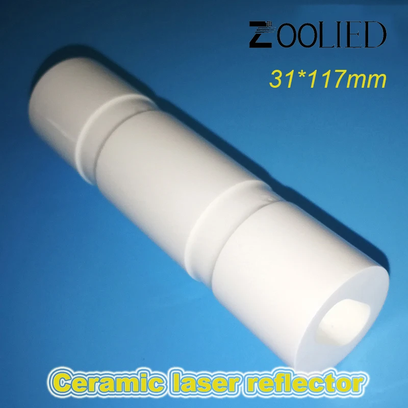 1 pcs 31*117mm High Reflectivity Laser Accessories  White Ceramic Cavity Reflector pump lazer for laser welding machine