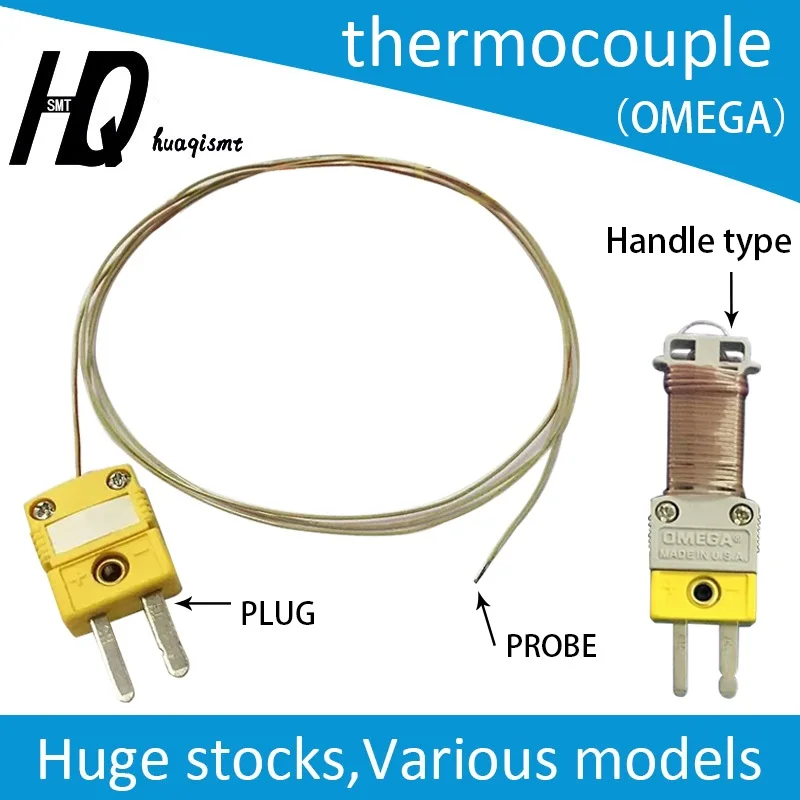 thermocouple with cable used in the kic profile TT-K-30  Temperature Measurement Sensitive Line K Type Thermometer Probe