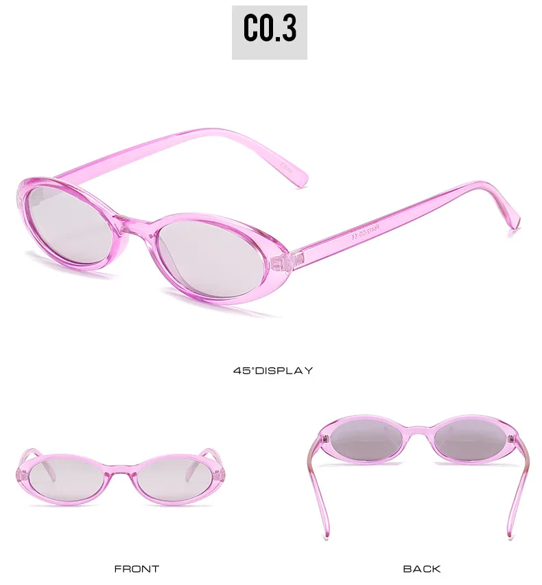 OEC CPO Sexy kleine ovale Damen-Sonnenbrille, 2025, neue Mode, Leopardenbraun, heiße Sonnenbrille, weiblich, Retro, bunt, Schattenbrille – Detail 8