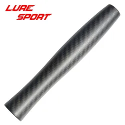 LureSport 2pcs woven carbon 17cm fly rod Grip 3K carbon handle Rod Building component Rod Repair DIY blank