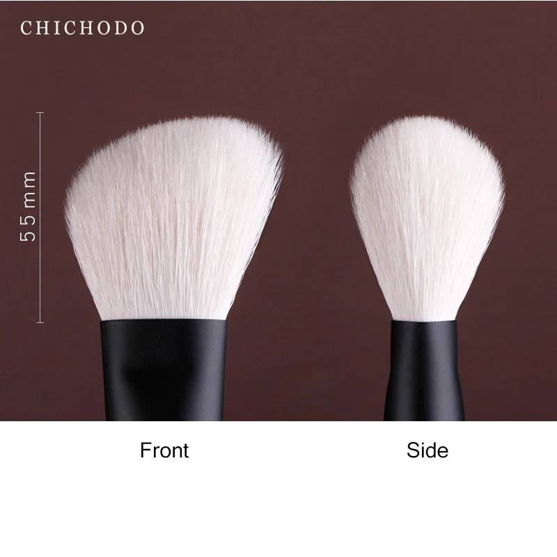 CHICHODO Makeup Brush-Ink Painting Series Top Animal Hair Brushes-Goat hair Blusher Make Up Brush-cosmetic beauty tool-J319