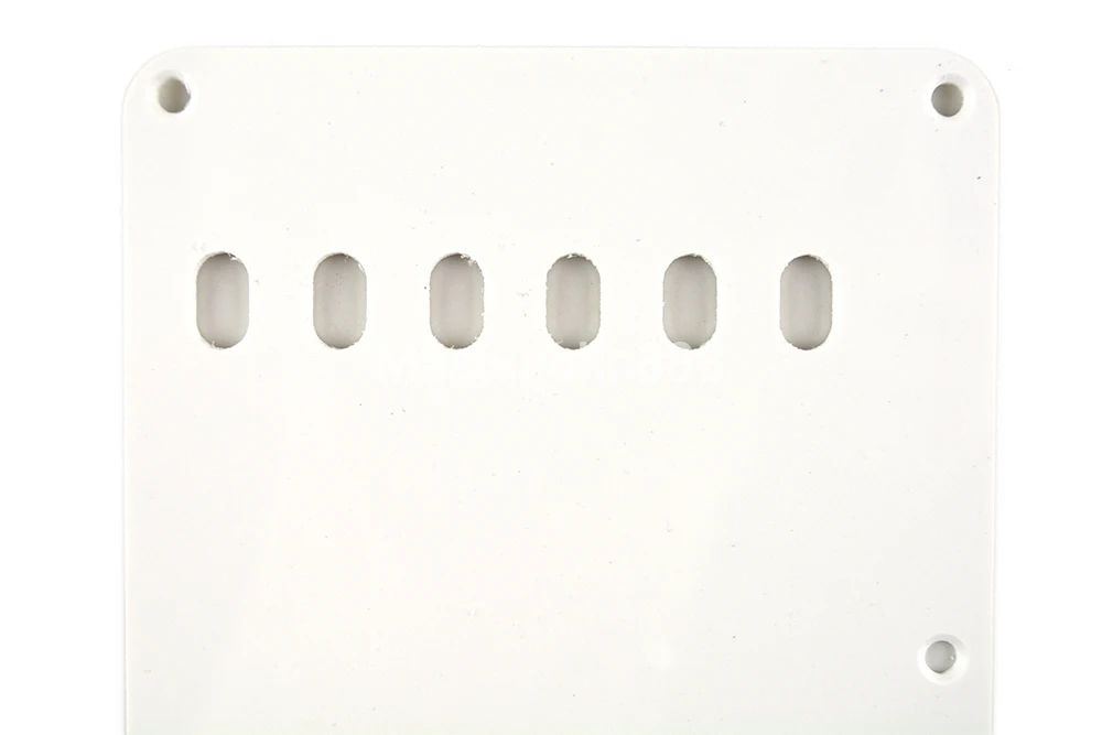 White 1 PLY Electric Guitar Pickguard Back Plate Tremolo Cavity Cover For Strat Electric Guitar
