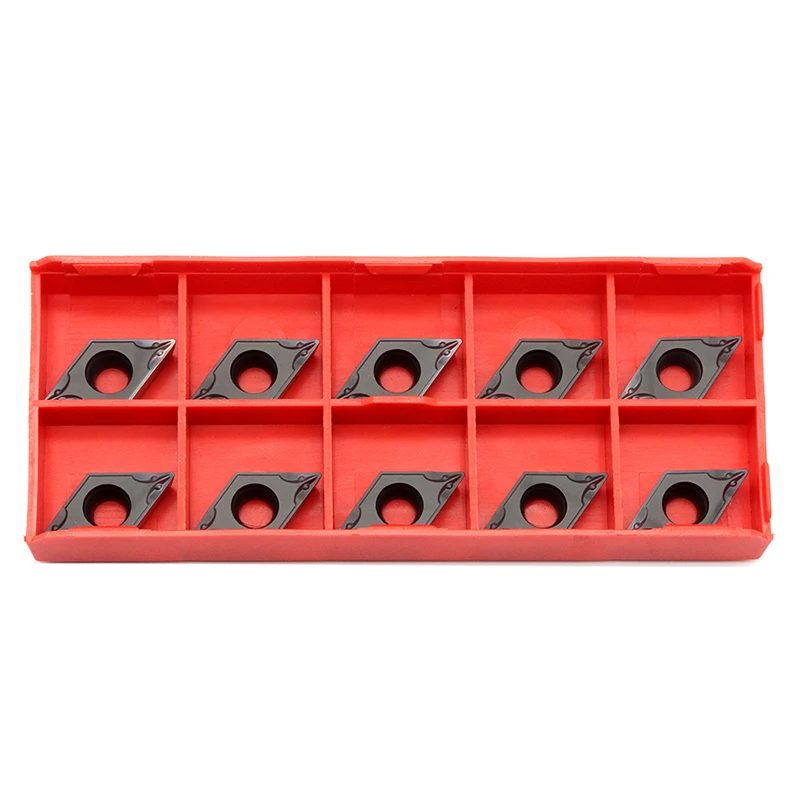 Outil de tournage interne DCMT11T304 TM1 PC4225, Inserts en carbure bicolore de haute qualité, CNC, coupe-tour pour l'acier