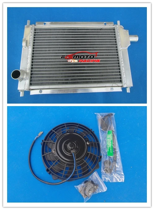 3 Row 42MM Aluminum Radiator + Fan For Mini Cooper S MPI 1275/1.3L  Manual MT 1997-2001 00 99 98 97