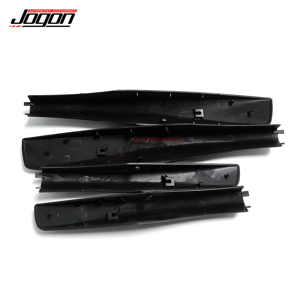 Black ABS Roof Rack Bar Rail End Protection Cover Shell 4PCS For Lexus RX350 RX400h RX330 2003 2004 2005 2006 2007 2008 2009