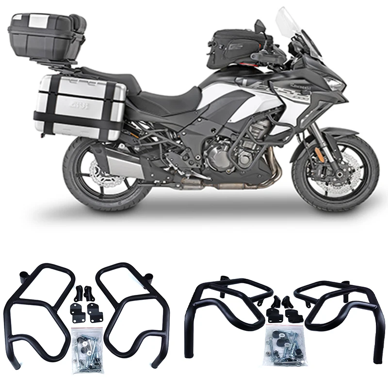 Amortecedor para proteção de motor de motocicleta, barra de amortecimento para proteção de motor em estradas para kawasaki versys 1000 versys 1000gt 2014-2020