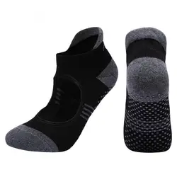 80% Hot Sale 1Pair Non-slip Yoga Socks Combed Cotton Breathable Indoor Fitness Dance Socks