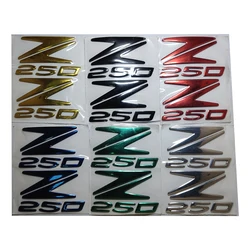 Motorrad 3D Emblem Abzeichen Aufkleber Tank Rad Z250 Aufkleber Weiche Reflektierende Aufkleber Für Kawasaki Z250 Z 250