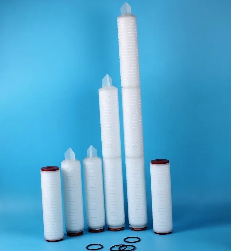 Microporous membrane pleated filter element PP water treatment to remove particles and impurities, liquid sterilization