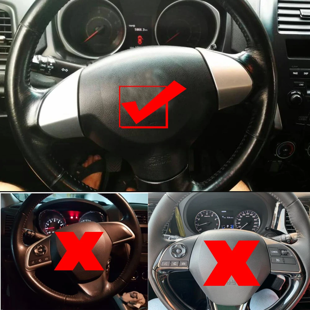 Car styling buttons For Peugeot Citroen C-Crosser Multi-function Car steering wheel control buttons with cables