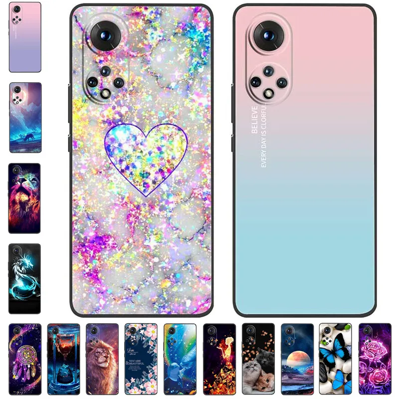 HonorX7 Silicone Cover For Honor X7 Case 2022 Shockproof Print Soft TPU Coques for Huawei Honor X7 CMA-LX2 Cover X 7 Cartoon