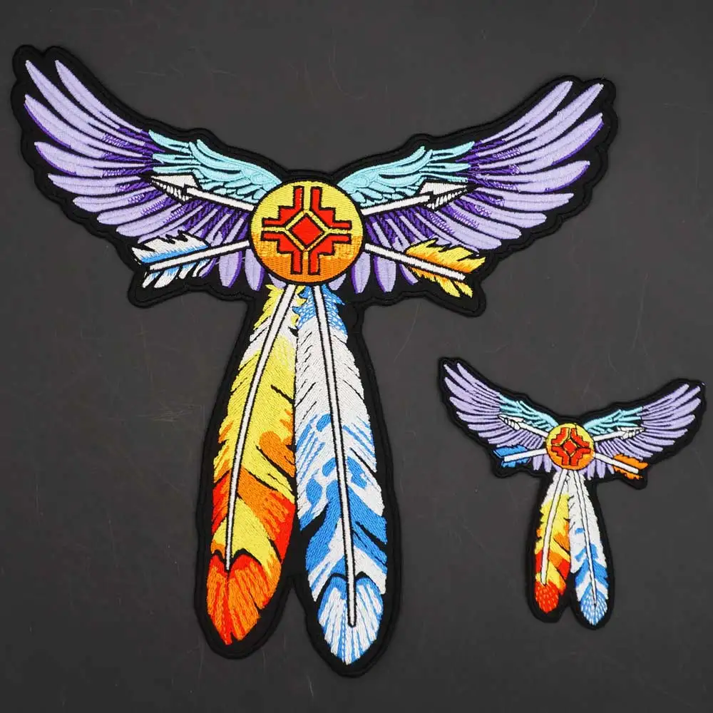 Wings Embroidery Patch Sticker Badge Clothes Decoration Back High-grade Iron-On