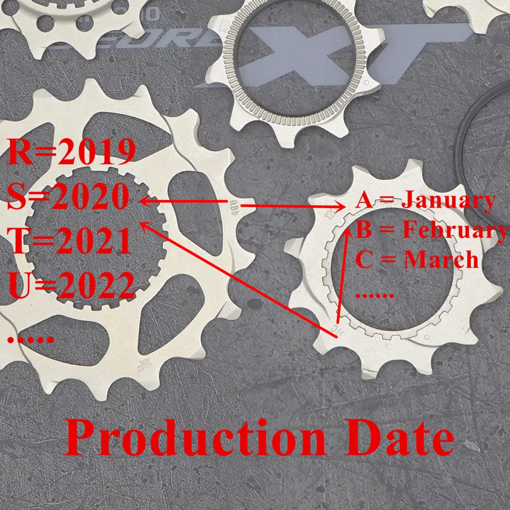 Shimano-piñón de Cassette SLX XT CS-M7100/M8100/M6100/M9100, Unidad de rueda Cog de 12 velocidades, 10T, 12T, 14, 16, 18