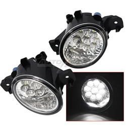 2x Fog Lamps For Renault Symbol Clio Hatchback 2 1998-2004 3 2005-2015 Master 3 Box Chassis 2010-2015 Wind Laguna LED Fog Light