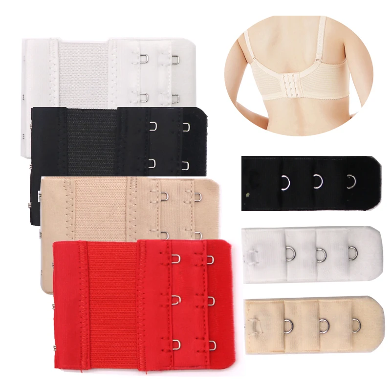 1/2/3/4/5 Bra Extender Nylon Clasp Extension Adjustable Extension Strap Hook Clasp Expander Seamless Increase Intimates Size