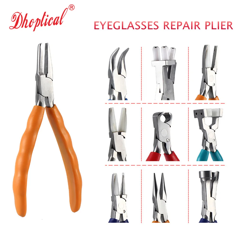 

Eyeglasses Repair Plier Adjust Nose Pad Frame Leg and Bridge Lense Eyewear Fix Tool By Dhoptical