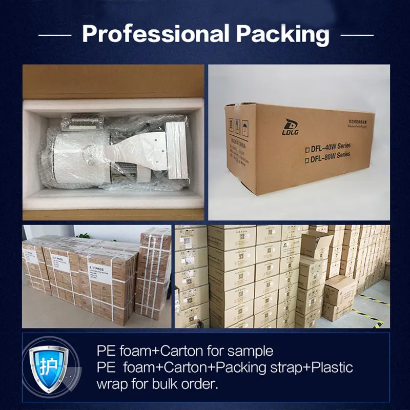 LDLG Outdoor Advertising Projector 80W Static Image Logo Projector for Store Advertisement Stop Logo proyector publicitario