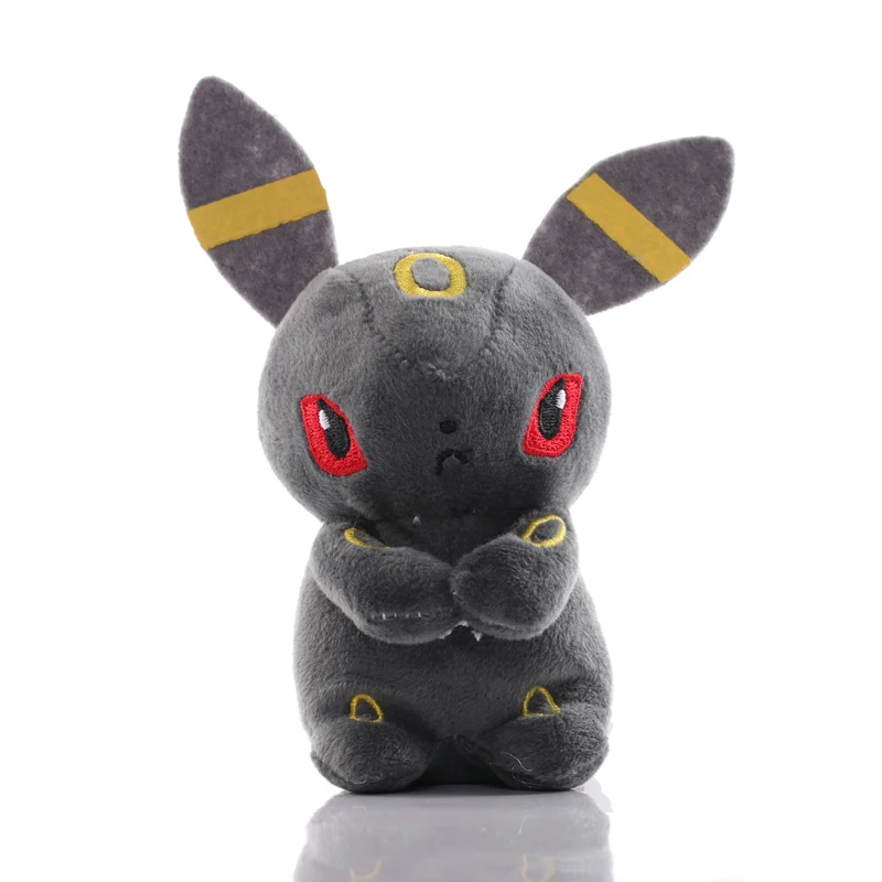 البوكيمون ألعاب من القطيفة 4 '' Sylveon Vaporeon Espeon Umbreon Glaceon Eevee Jolteon أفخم قلادة محشوة اللعب دمية للأطفال هدايا
