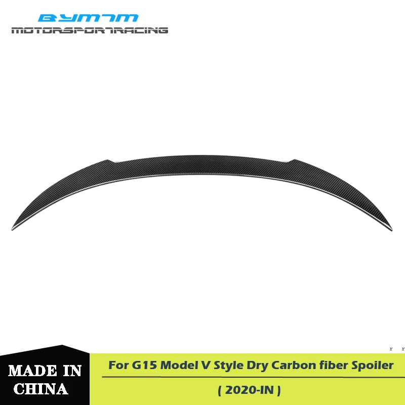 

Car exterior decoration V Style Excellent Dry Carbon fiber Spoiler For BMW 8 Series G15 F92 M8