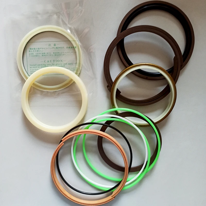 4SETS R210LC-7 Arm/Boom/Bucket Cylinder Service Seal Kit For Hyundai Excavator Repair Oil Seal