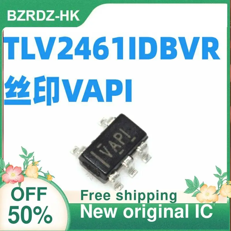 Tlv2461idbvr vapi sot23-5, ic novo e original, 5pcs