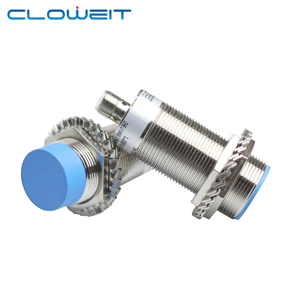 Cloweit IP65 M30 Inductance Proximity Sensors NPN PNP DC10-30V 4pin Connect Cylindrical Metal Approach Detect Switch LJ30A3