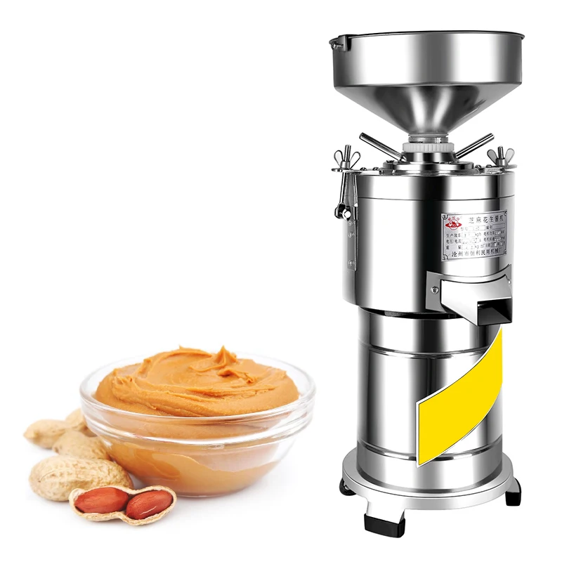 

Home Commercial Peanut Butter Machine Grinder Pulping Machine Sesame Paste Machine Food Processor 15kg/h