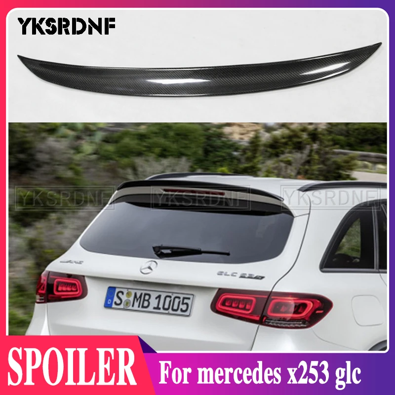 

For Benz GLC X253 SUV spoiler GLC63 style rear trunk wing spoiler for benz W253 glc 200 glc260 glc300 Primer and paint spoiler