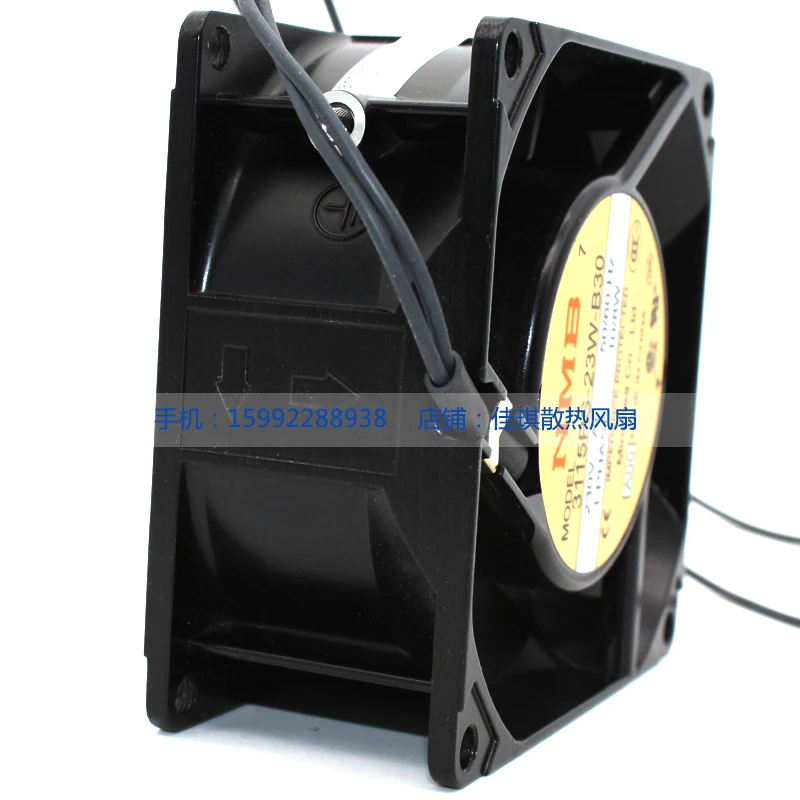 New original NMB-MAT AC fan 3115PS-23W-B30 8038 8cm 230V high temperature resistant aluminum frame cooling fan